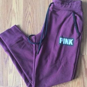 VS PINK JOGGING PANTS SIZE SMALL